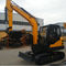Low Noise Road Builder Excavator / Mini Crawler Excavator With Rated Operation Weight 6500kg